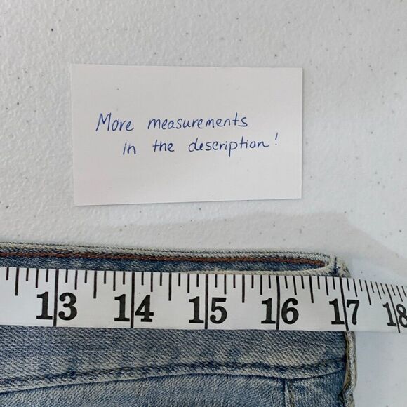 Eddie Bauer Jean Skirt sz 10 Denim 17.5" Light Wash No Slit New NWT - Picture 3 of 8